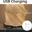Portable LED Wood And Paper Lamp