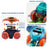 Rechargeable LED Light-Up Race Car Set for Kids